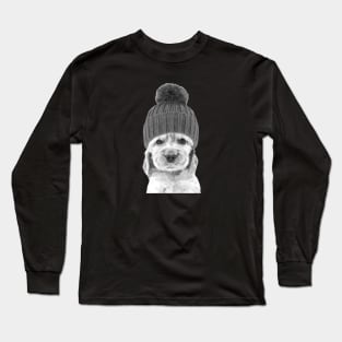 Black and White Cocker Spaniel Long Sleeve T-Shirt